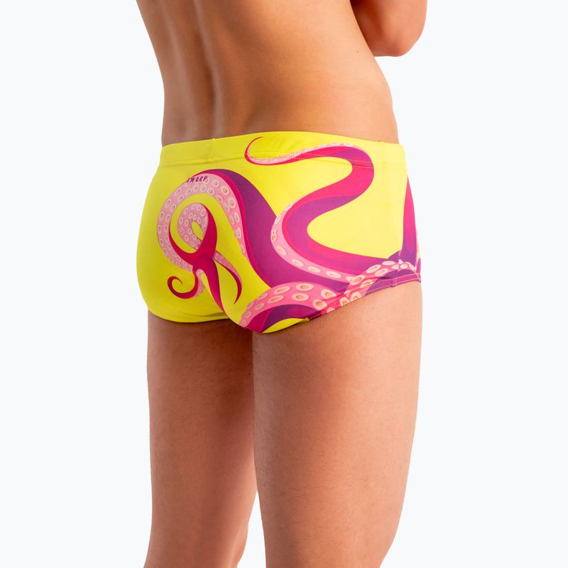Мъжки боксерки за плуване SWEEP Aqua Kraken pink/yellow 6