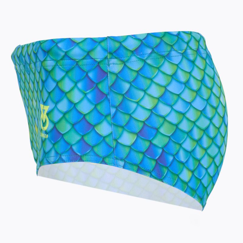 Мъжки боксерки за плуване SWEEP Aqua Hippos blue/yellow/green 2