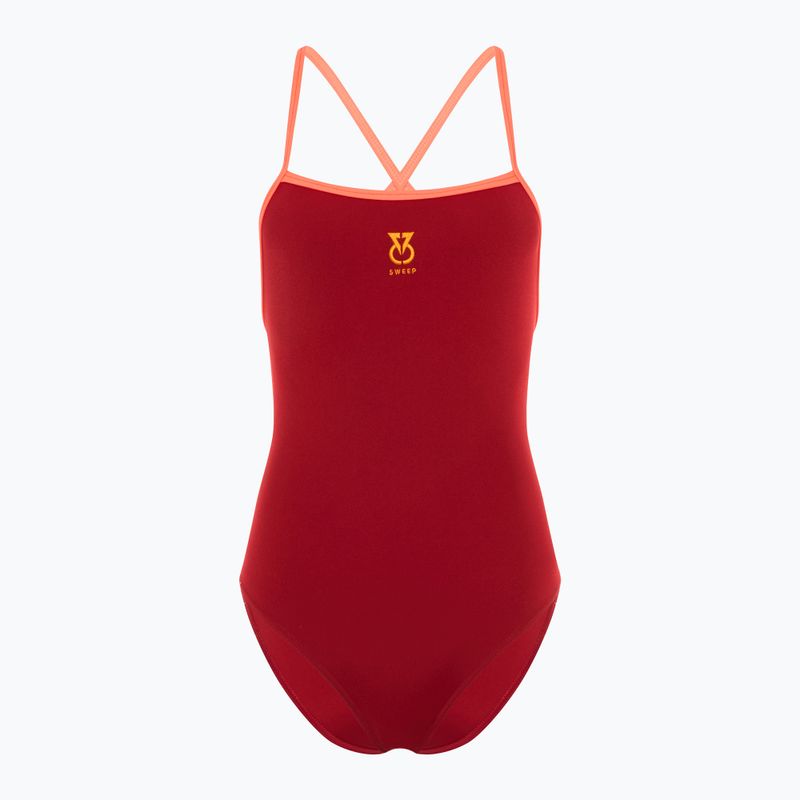 Дамски бански костюм от една част SWEEP Classic Ruby burgundy
