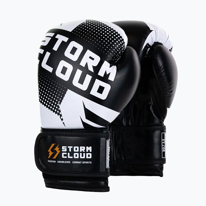 Боксьорски ръкавици StormCloud Bolt 3.0 black/white 2