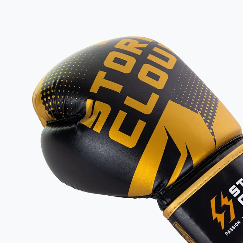 Боксови ръкавици StormCloud Bolt 3.0 black/gold 6