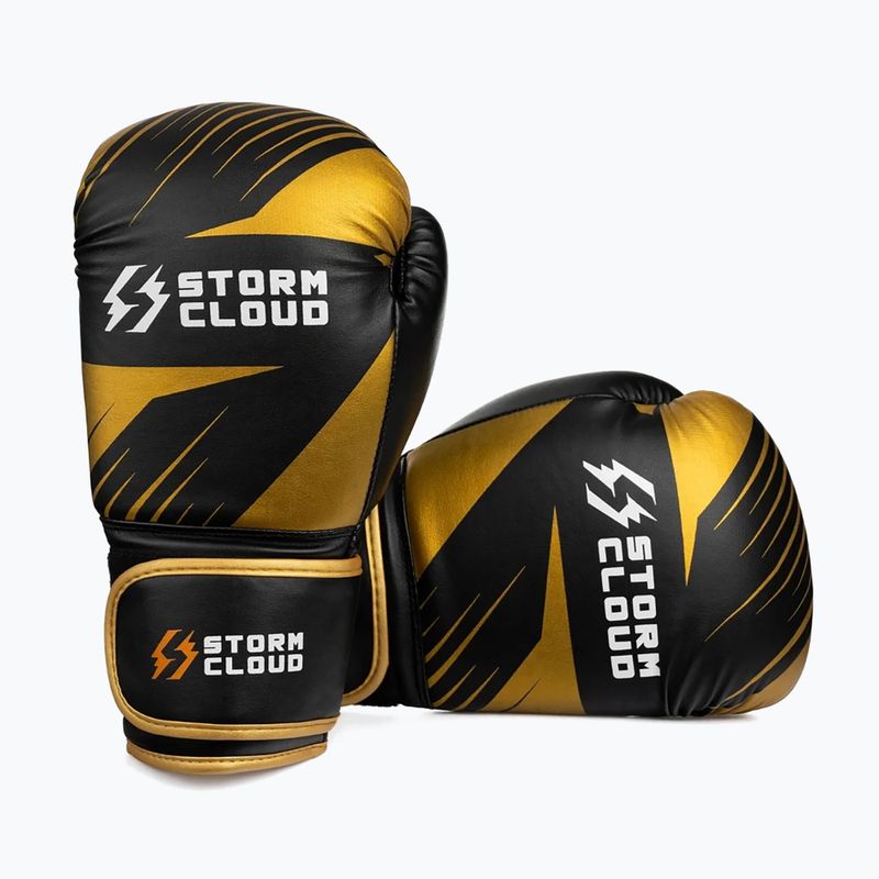 Боксови ръкавици StormCloud Lynx 2.0 black/gold 3