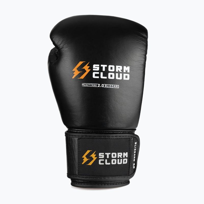 Боксови ръкавици StormCloud Muay Thai Blizzard 2.0 black/white 2