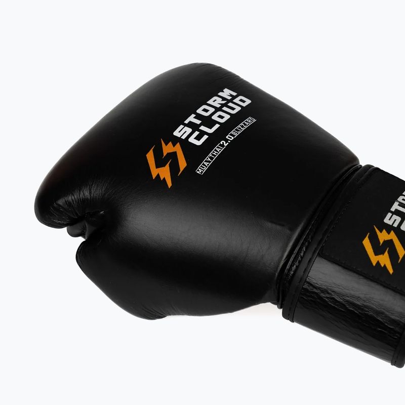 Боксови ръкавици StormCloud Muay Thai Blizzard 2.0 black/white 5