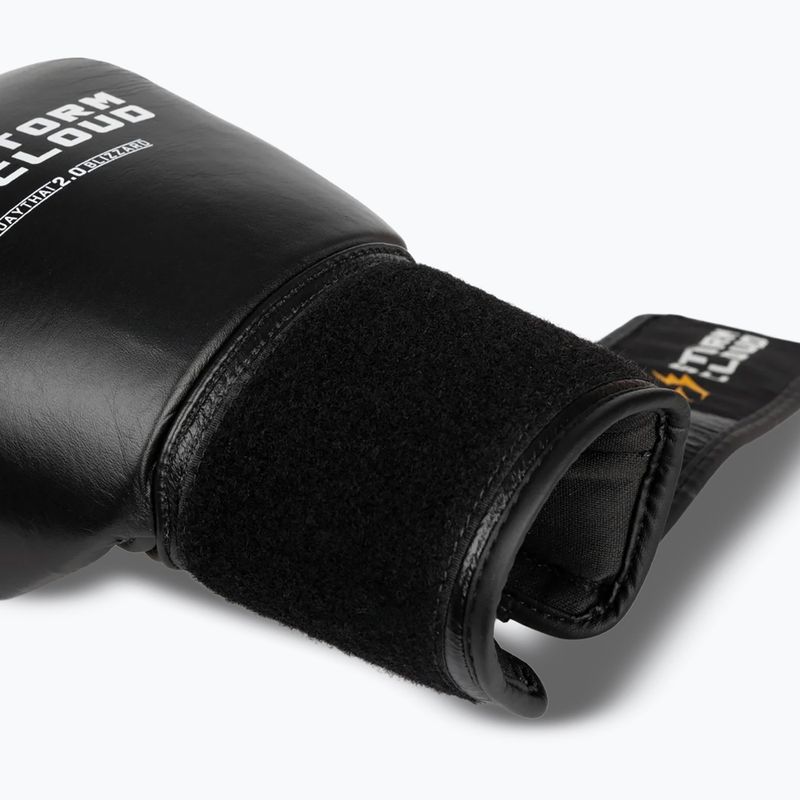 Боксови ръкавици StormCloud Muay Thai Blizzard 2.0 black/white 6
