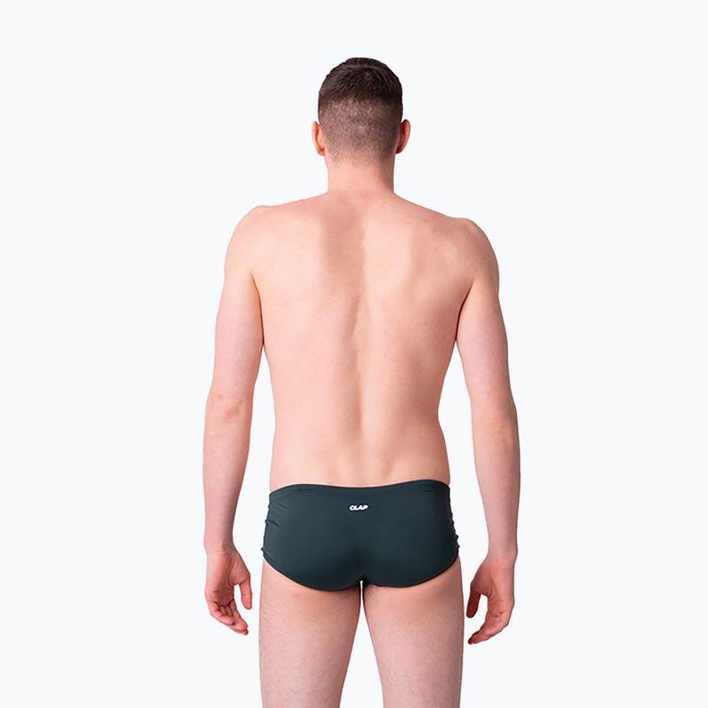 Мъжки бански боксерки CLap Slipy forest green 2
