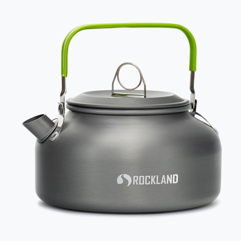 Чайник за пътуване Rockland 0,8 л сив/зелен