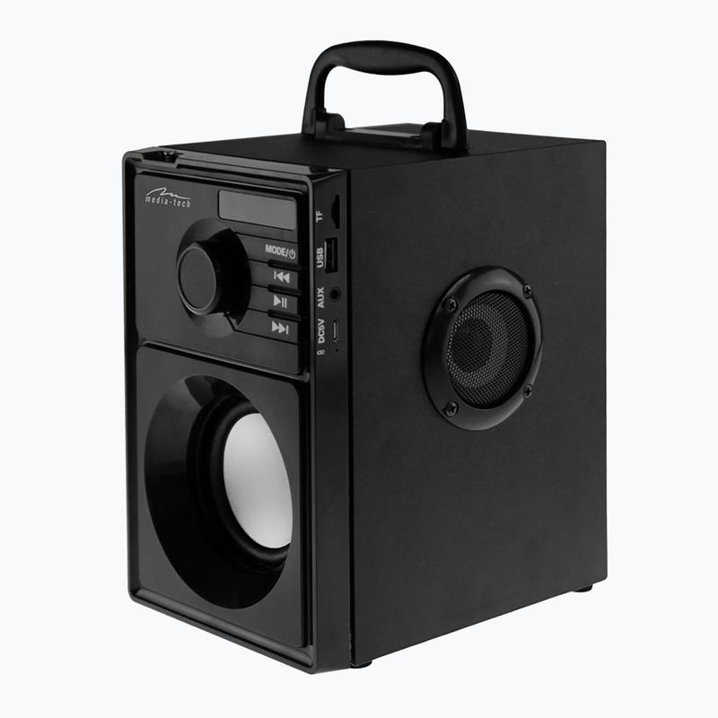Мобилна колонка Media-Tech Boombox Silver черна/сребърна 2