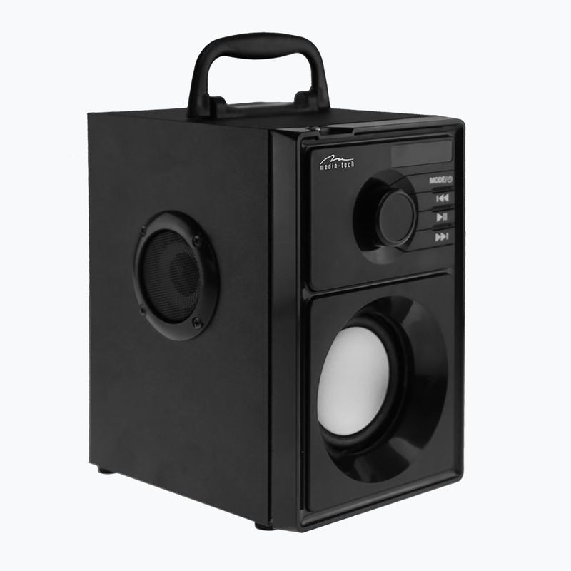 Мобилна колонка Media-Tech Boombox Silver черна/сребърна 3