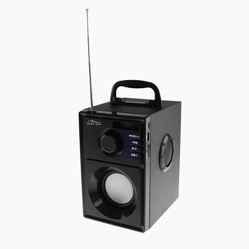 Мобилна колонка Media-Tech Boombox Silver черна/сребърна 5