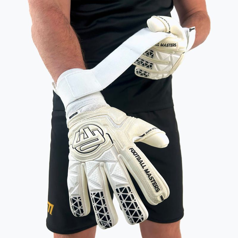 Вратарски ръкавици Football Masters Voltage Plus NC white 4
