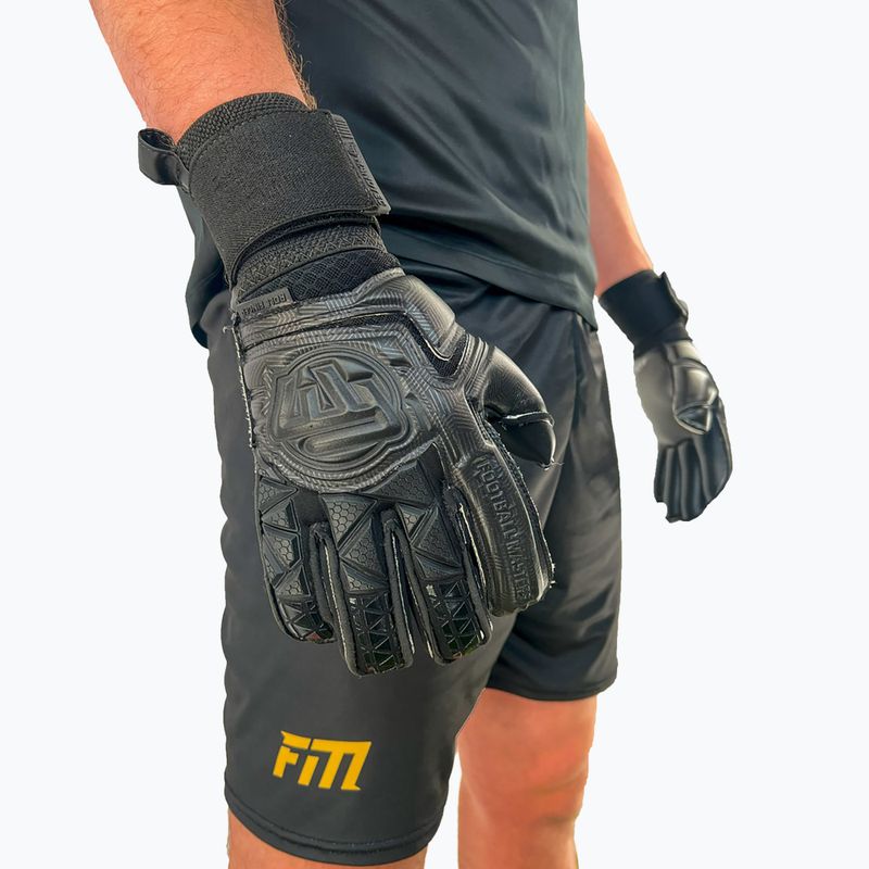 Вратарски ръкавици Football Masters Voltage Plus RF black 4