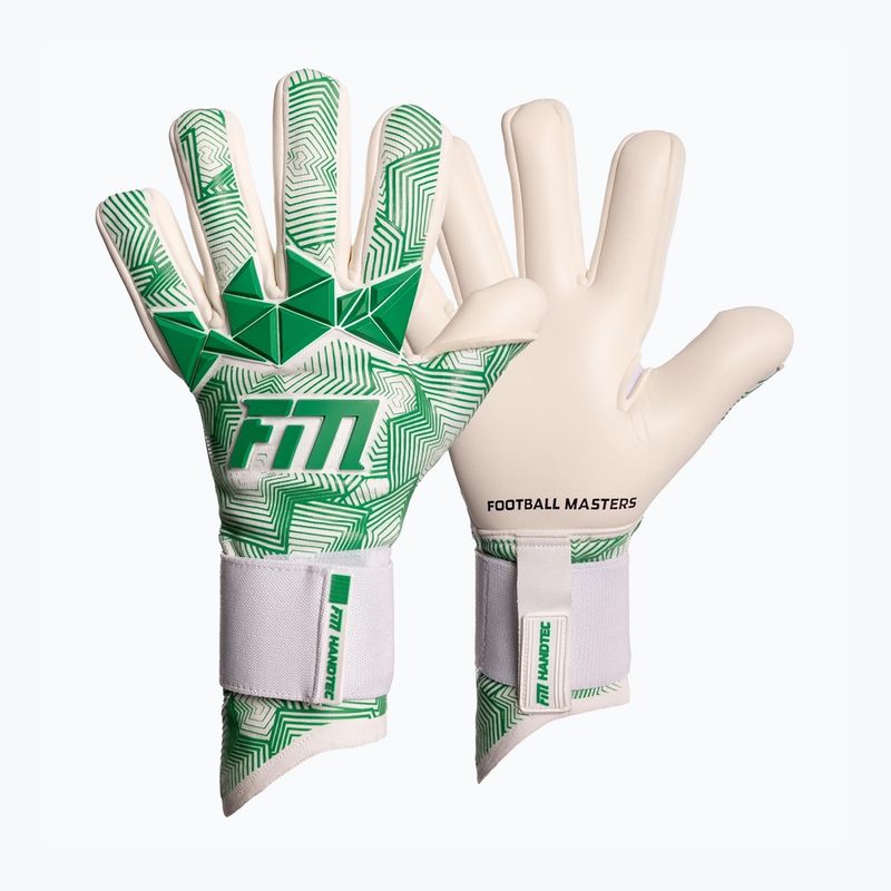 Вратарски ръкавици Football Masters Varis X Pro NC white/green