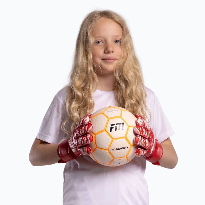 Детски вратарски ръкавици Football Masters Invictus X Jr rose 3