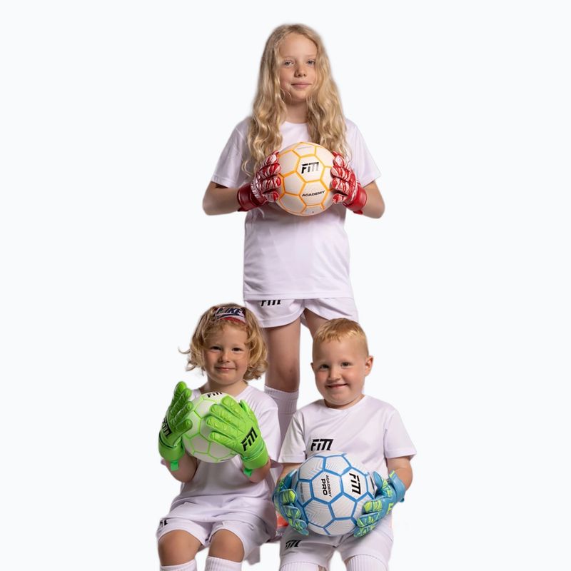 Детски вратарски ръкавици Football Masters Invictus X Jr rose 7