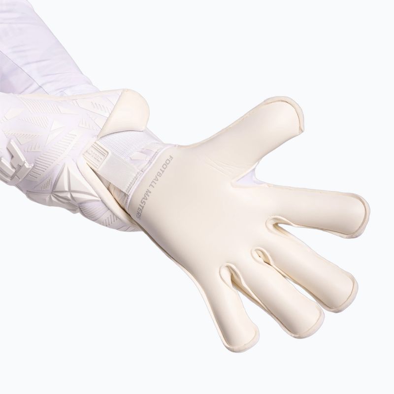 Вратарски ръкавици Football Masters Invictus X PRO all white 5