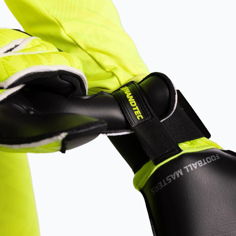 Вратарски ръкавици Football Masters Invictus X PRO yellow fluo 7