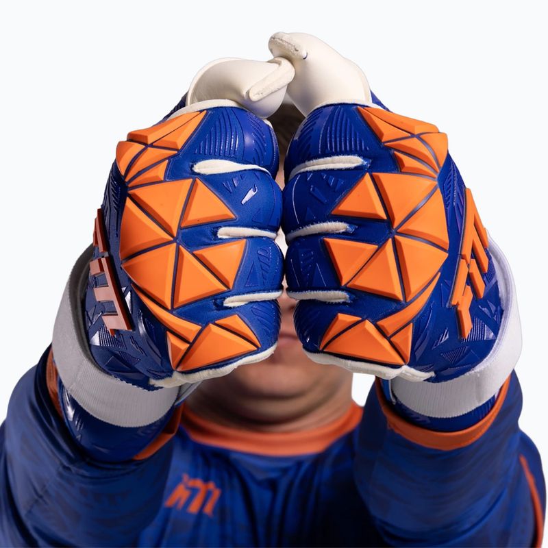 Вратарски ръкавици Football Masters Invictus X PRO blue/orange 6