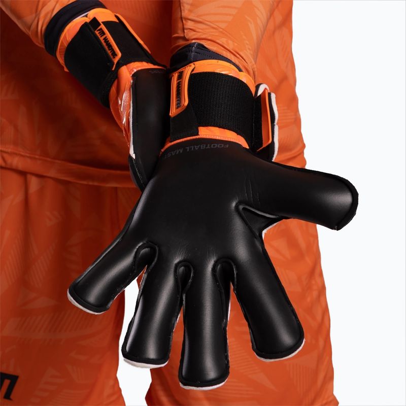 Вратарски ръкавици Football Masters Invictus X PRO orange fluo 10