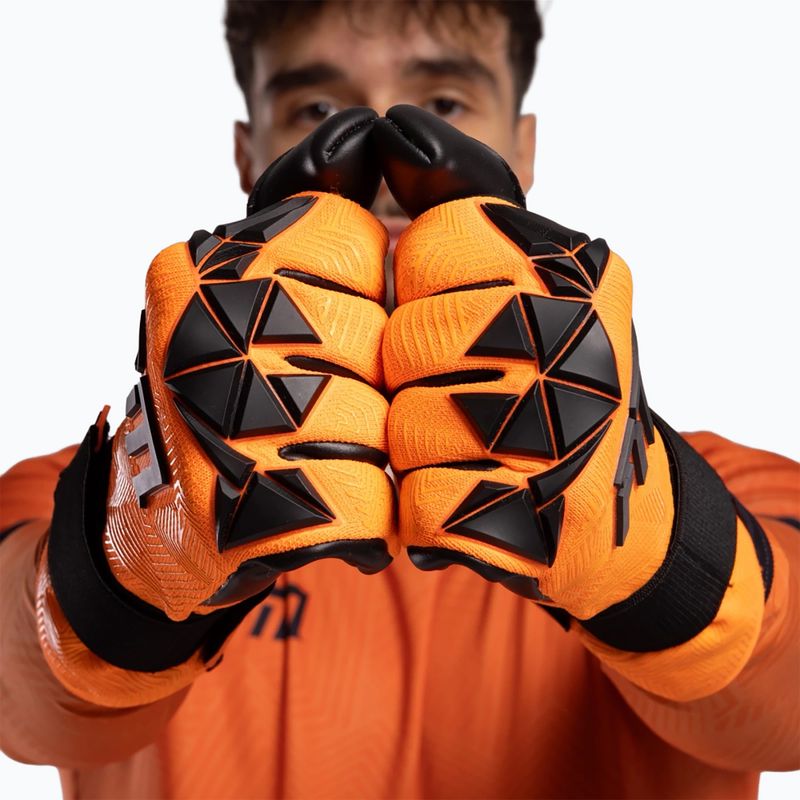 Вратарски ръкавици Football Masters Varis X PRO orange fluo 5