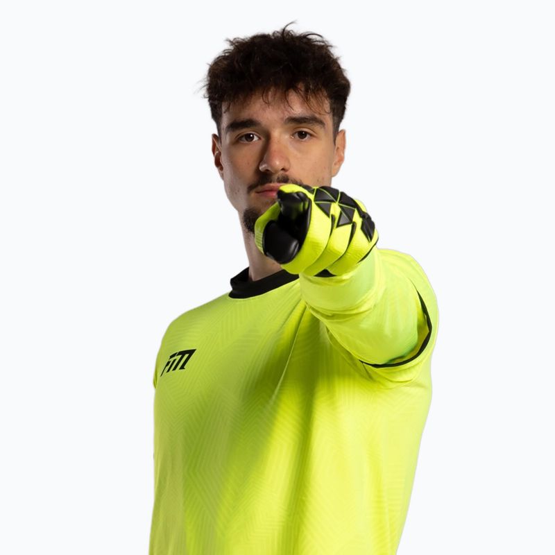 Вратарски ръкавици Football Masters Varis X PRO yellow fluo 2