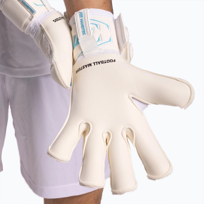 Вратарски ръкавици Football Masters Invictus X white/blue 6