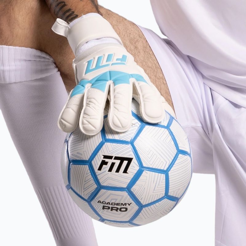 Вратарски ръкавици Football Masters Invictus X white/blue 9