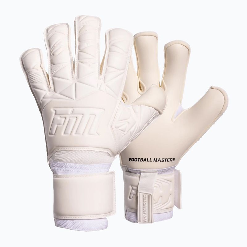Детски вратарски ръкавици Football Masters Invictus X all white