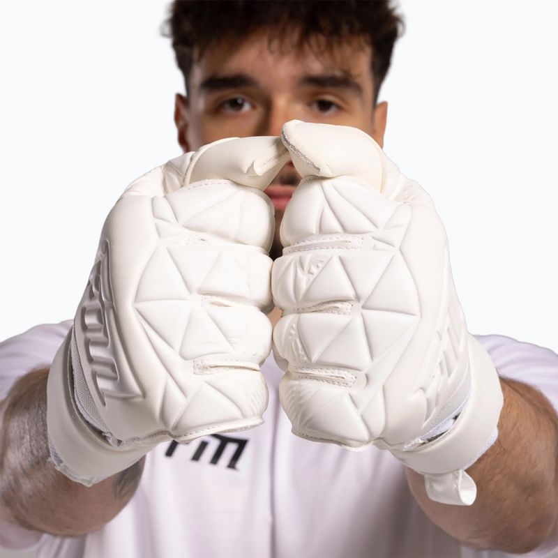 Вратарски ръкавици Football Masters Invictus X all white 8
