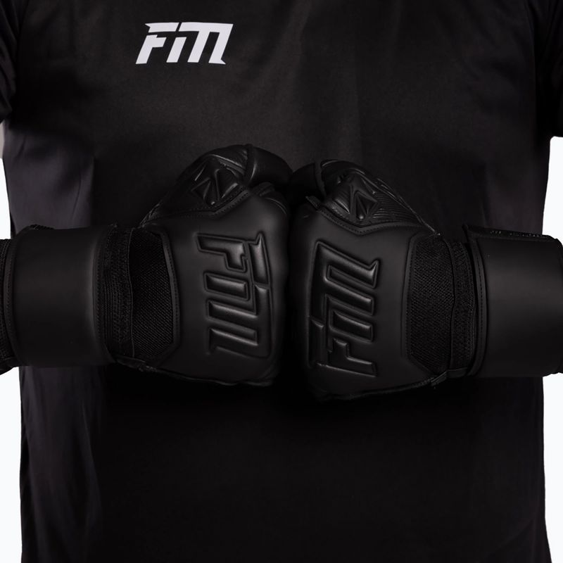 Вратарски ръкавици Football Masters Invictus X black 4