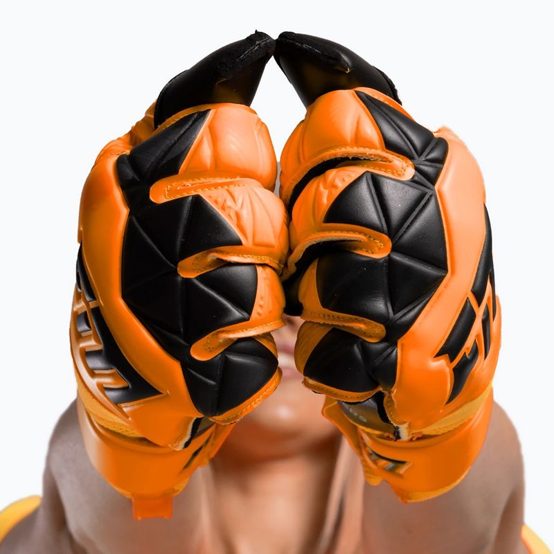 Вратарски ръкавици Football Masters Invictus X orange fluo 5