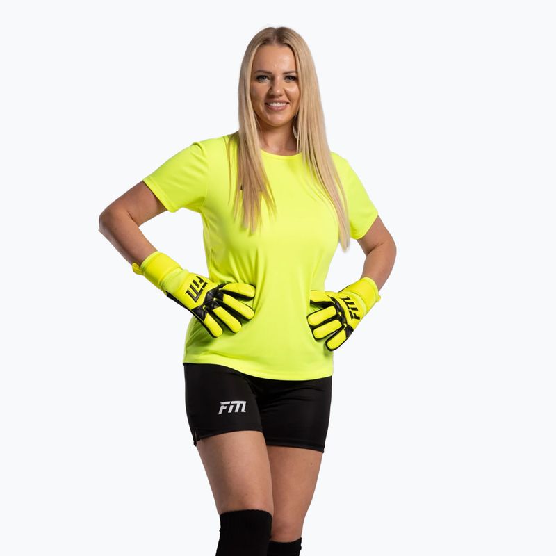 Вратарски ръкавици Football Masters Varis X yellow fluo 7