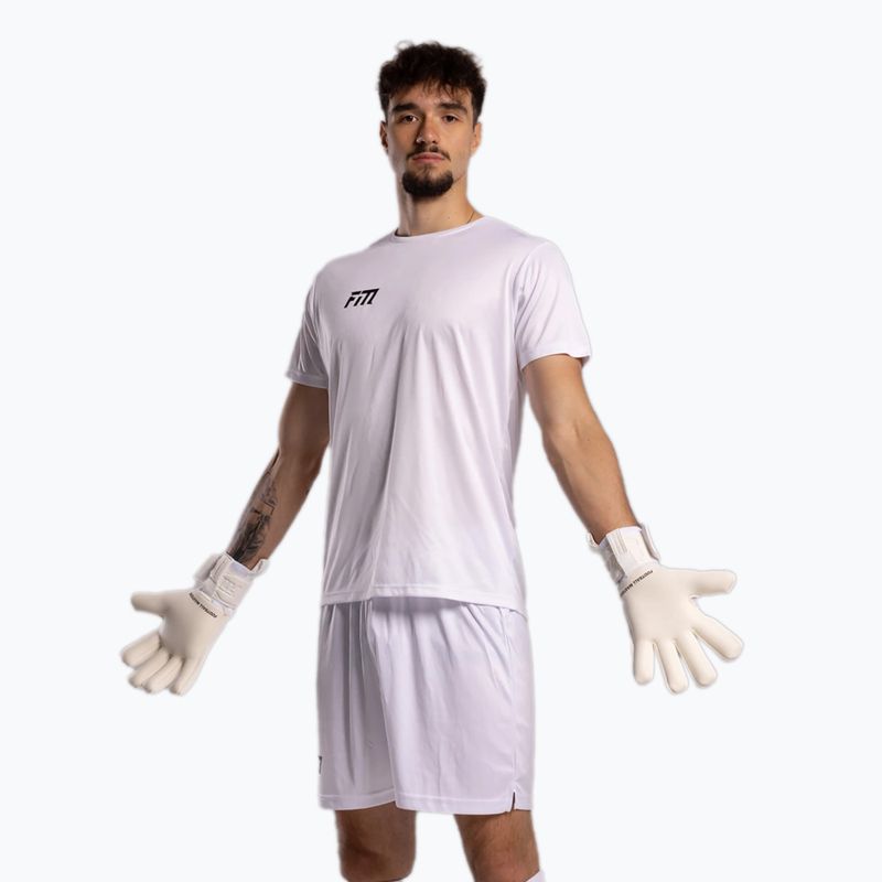 Вратарски ръкавици Football Masters Varis X all white 8