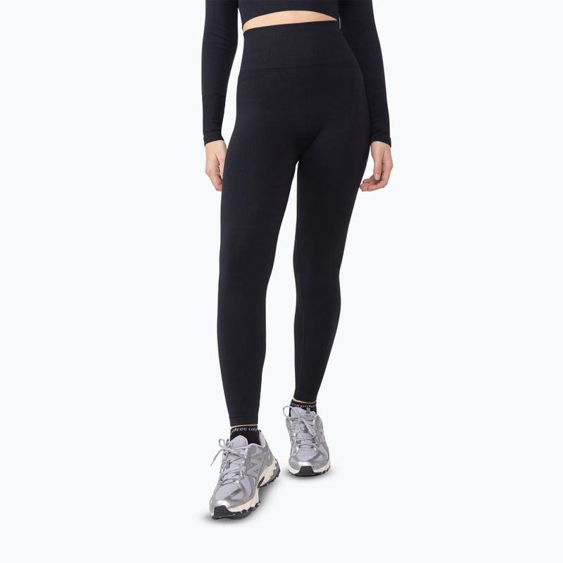 Дамски клинове за тренировка Carpatree Dopamine Buzz Seamless obsidian black