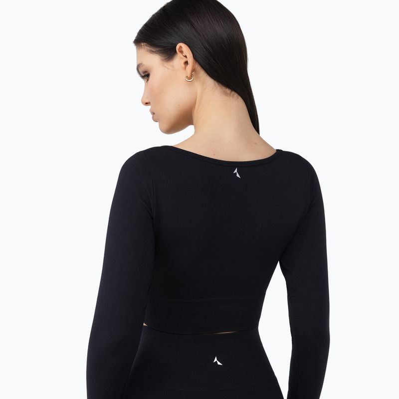 Дамски тренировъчен екип с дълъг ръкав Carpatree Dopamine Buzz Seamless obsidian black 6