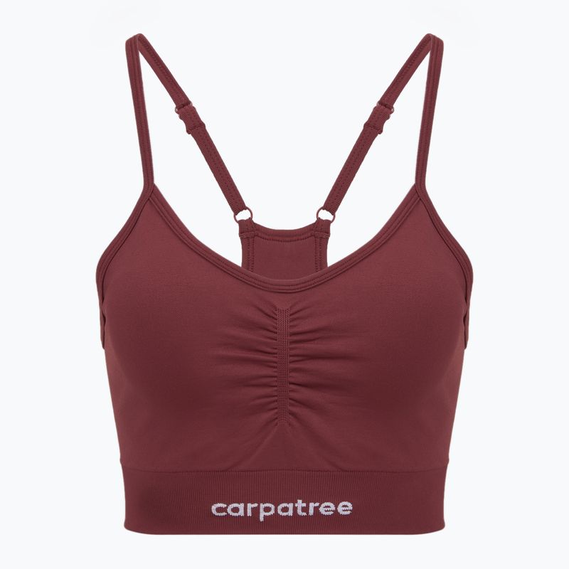 Спортен сутиен Carpatree Allure Seamless burgundy 7