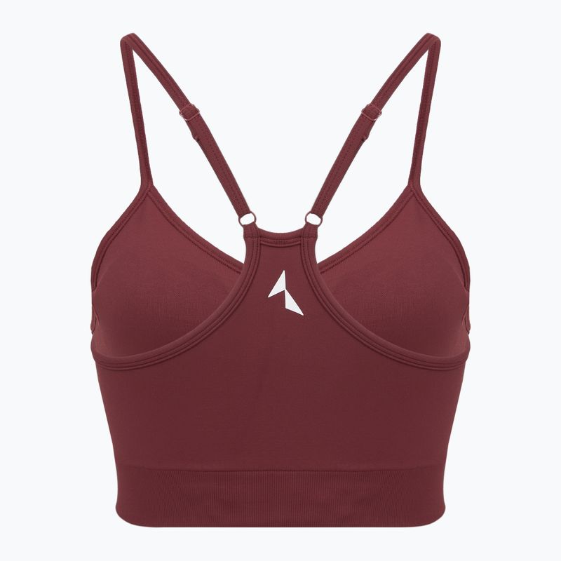 Спортен сутиен Carpatree Allure Seamless burgundy 8