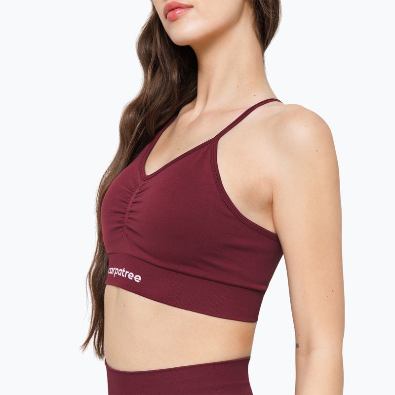 Спортен сутиен Carpatree Allure Seamless burgundy 4