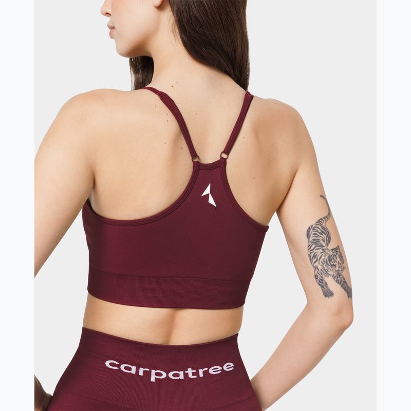 Спортен сутиен Carpatree Allure Seamless burgundy 5