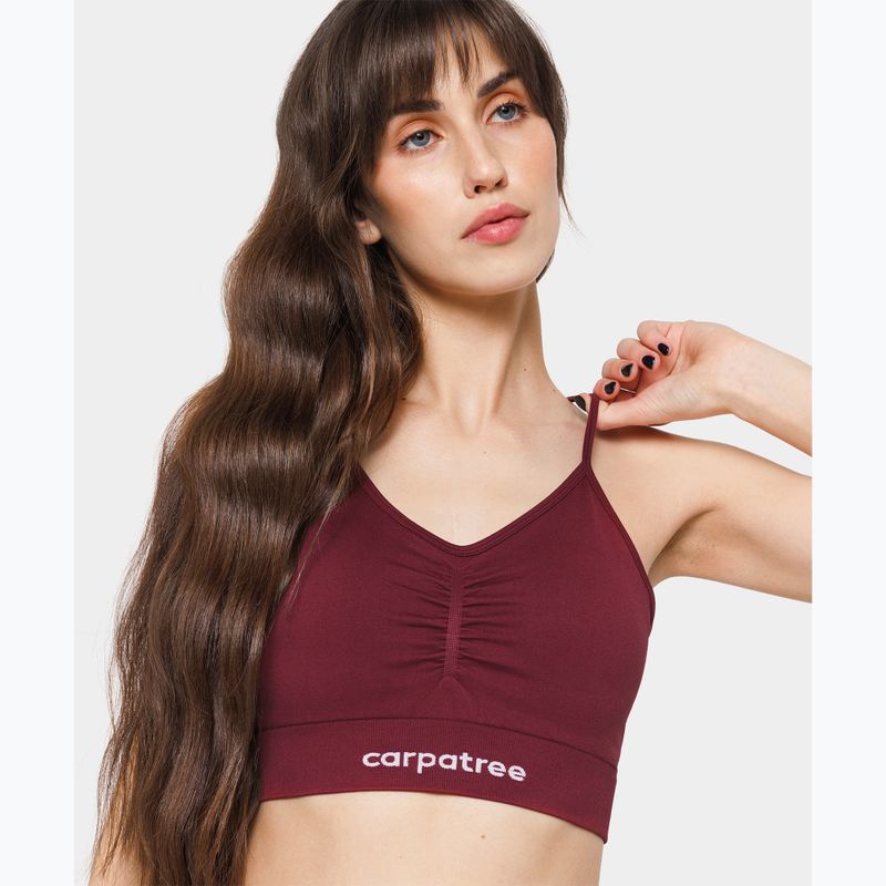 Спортен сутиен Carpatree Allure Seamless burgundy 6