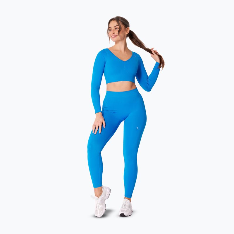 Дамска блуза с дълъг ръкав за  тренировка Carpatree Eris Seamless electric blue 2