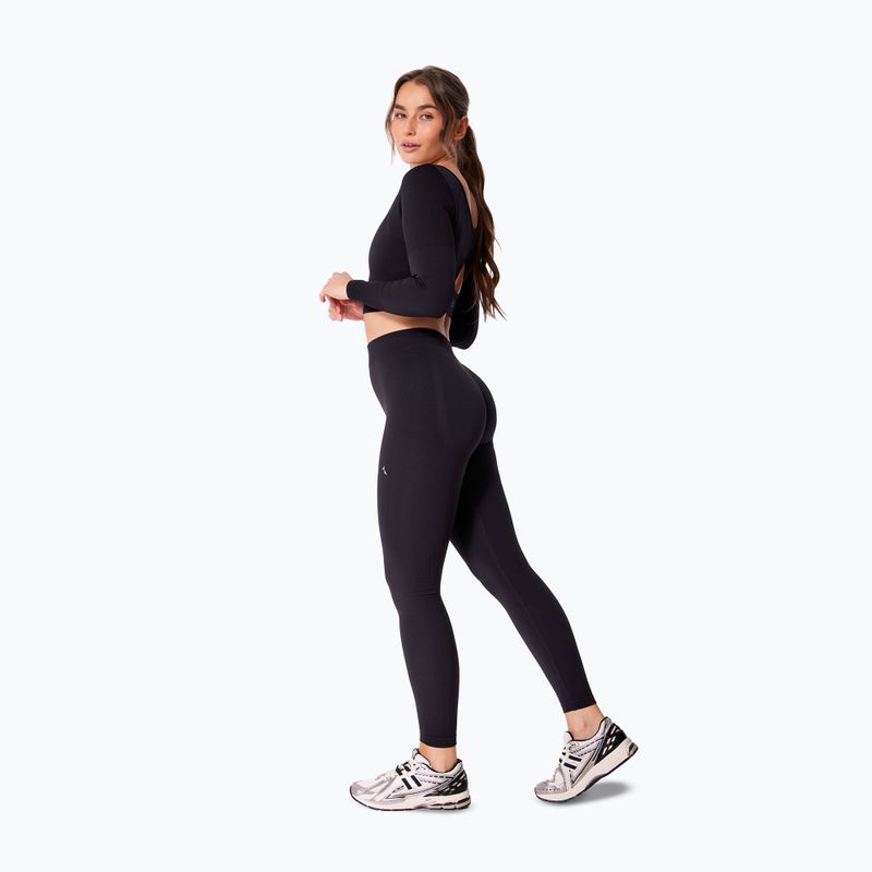Дамска блуза с дълъг ръкав за  тренировка Carpatree Eris Seamless orchid black 5
