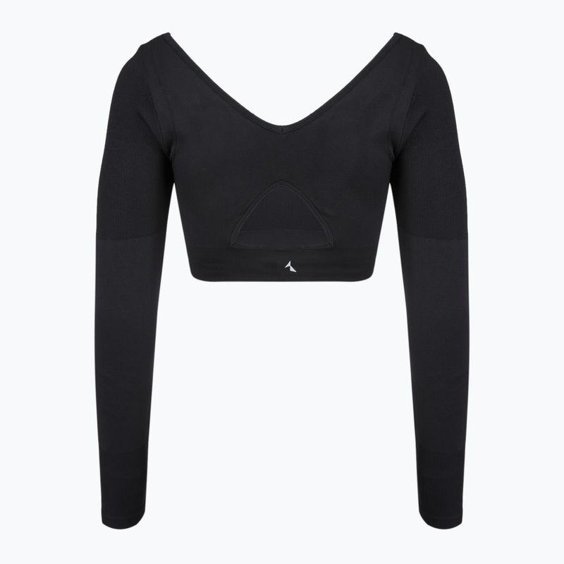 Дамска блуза с дълъг ръкав за тренировка Carpatree Eris Seamless orchid black 2