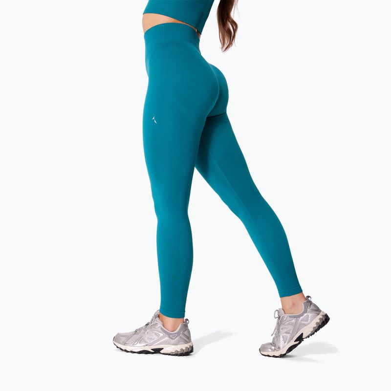 Дамски тренировъчен клин Carpatree Dopamine Buzz Seamless petrol green 5