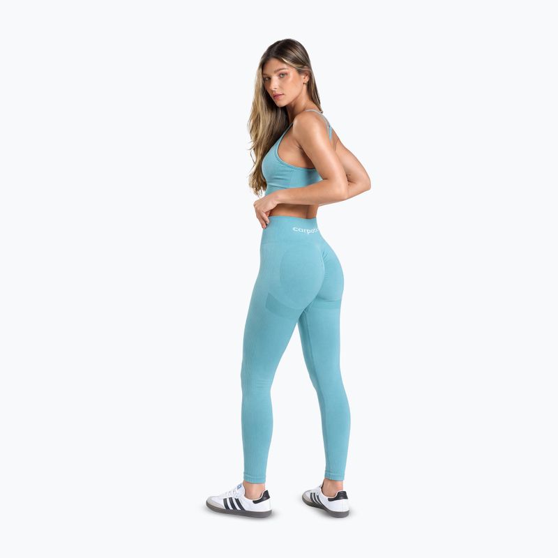 Дамски тренировъчен клин Carpatree Allure Seamless milky blue 4