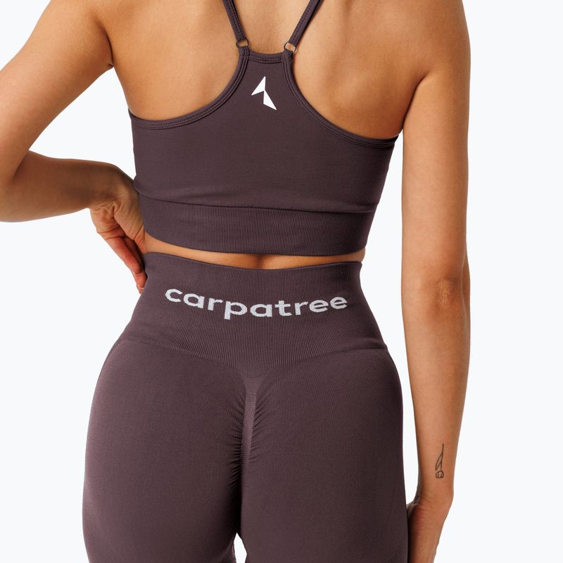 Дамски тренировъчен клин Carpatree Allure Seamless berry brown 5