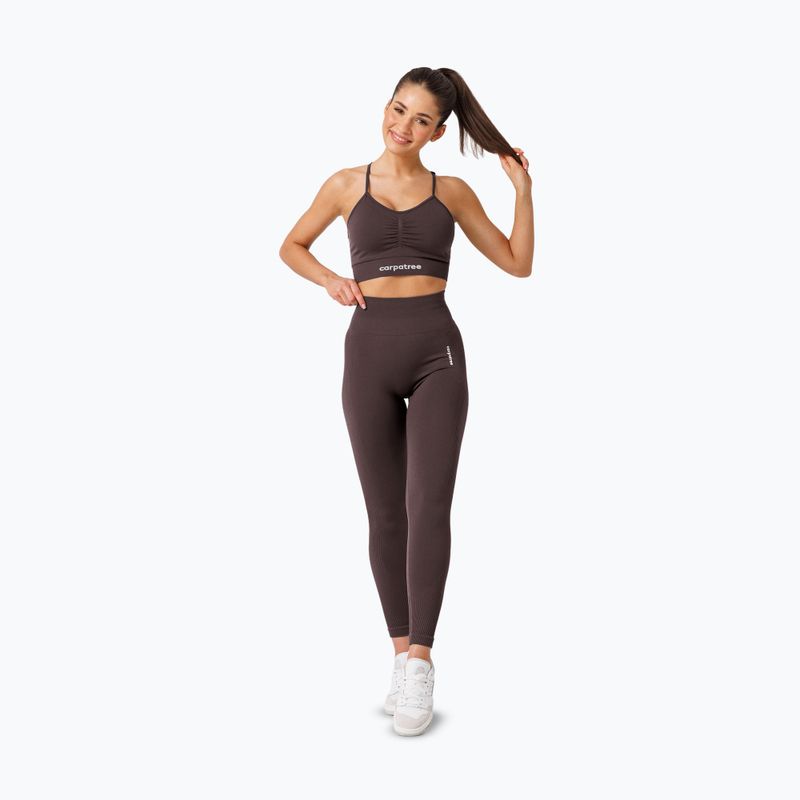 Спортен сутиен Carpatree Allure Seamless berry brown 2