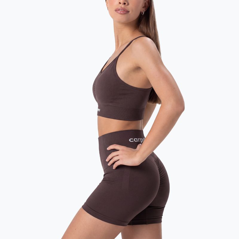 Спортен сутиен Carpatree Allure Seamless berry brown 6
