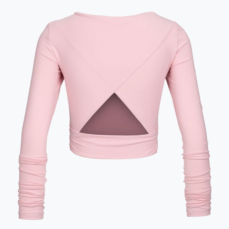 Топ за йога Moonholi Total Eclipse Wrap Top Nude pink 205 2