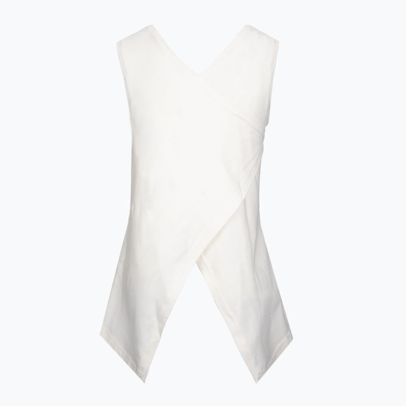 Топ за йога Moonholi Galaxy Open Back Tank Coconut white SKU-217-xss 2